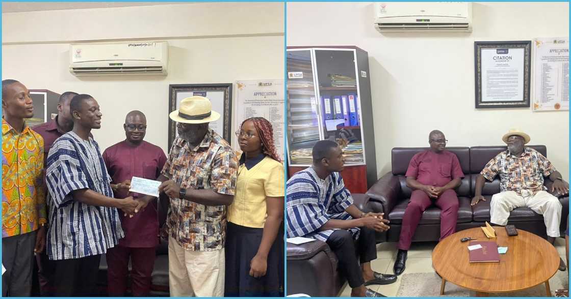 UPSA SRC makes donation of GH¢10K to support building of Police Station UPSA SRC makes donation of GH¢10K to support building of Police Station