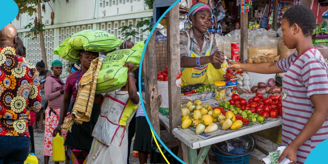 Food market Ghana