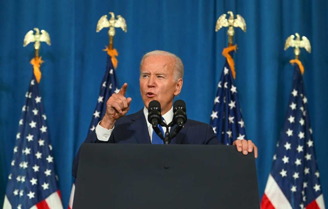 President Joe Biden warned that the refusal of some Republican candidates to accept election results is a 'path to chaos in America'