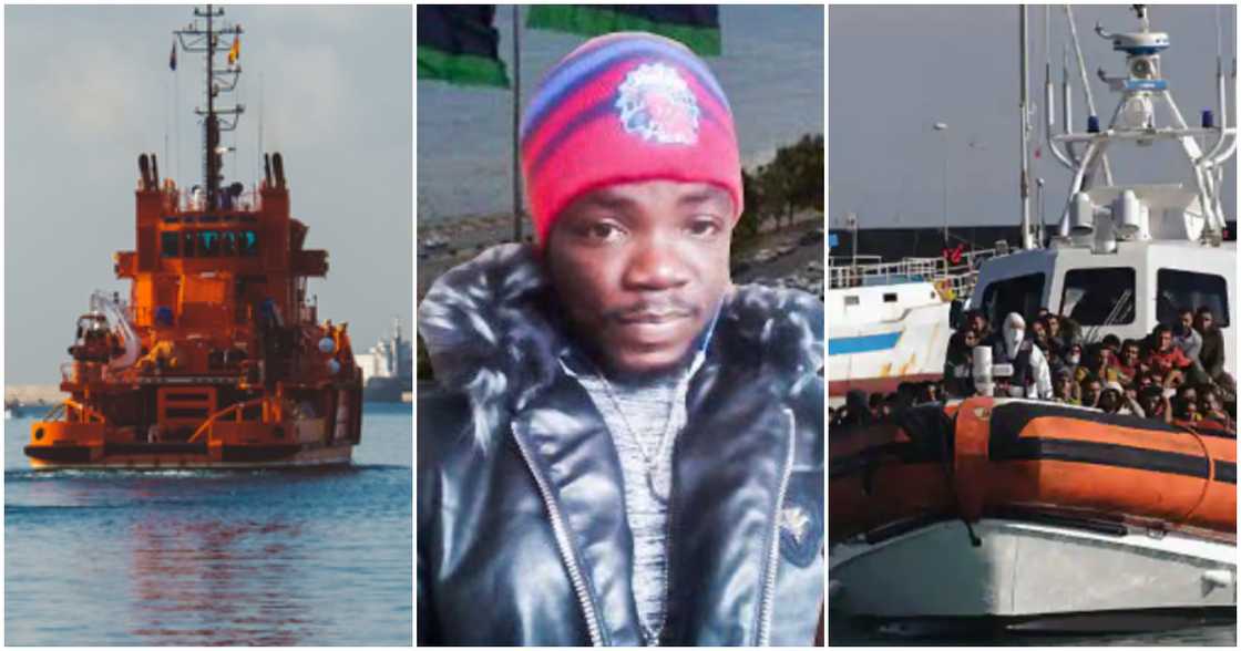 Ghanaian Razak Adam recounts chilling journey to Italy. Ghanaian Razak Adam recounts chilling journey to Italy.