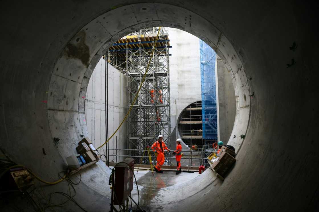 The seven-metre wide tunnel will stop excess sewage flowing into the river The seven-metre wide tunnel will stop excess sewage flowing into the river