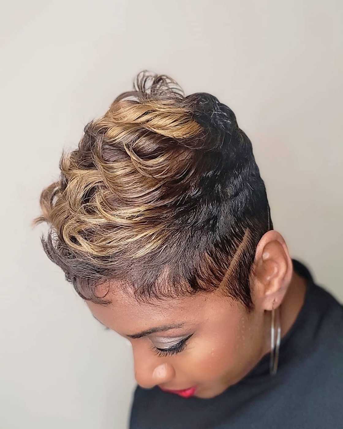 Pixie short black hairstyles