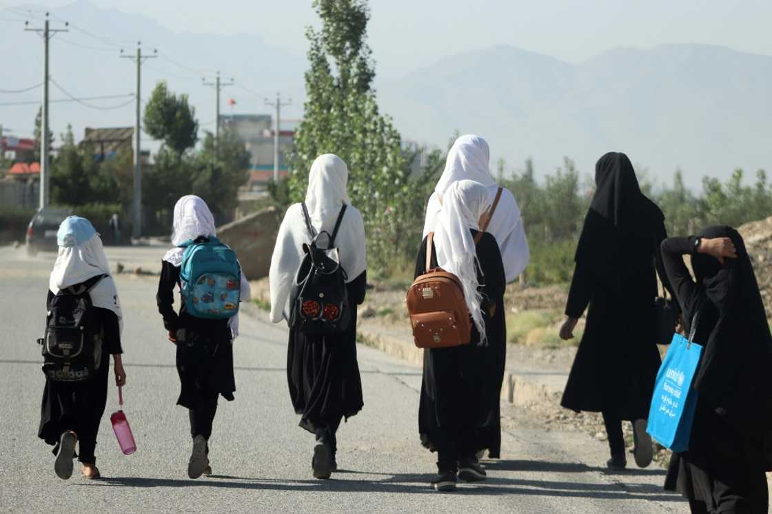 Some high schools for girls have remained open in provinces away from the central power bases of Kabul and Kandahar Some high schools for girls have remained open in provinces away from the central power bases of Kabul and Kandahar