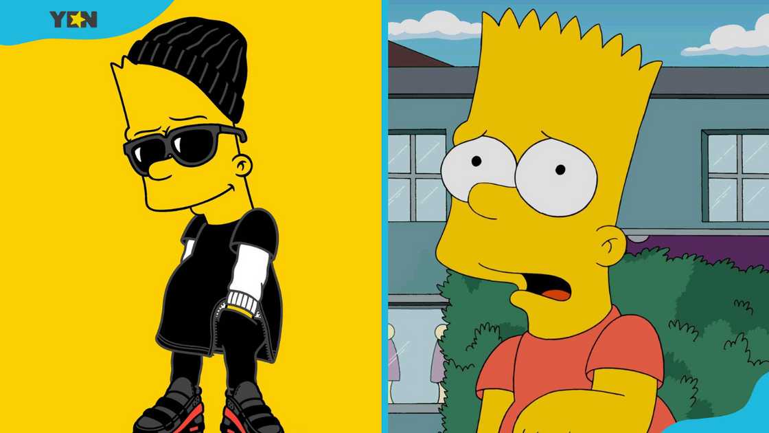 Bart Simpson from The Simpsons. Bart Simpson from The Simpsons.