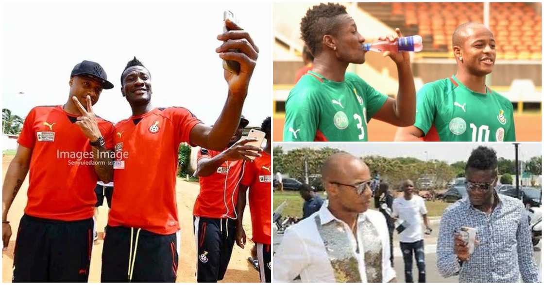 Dede Ayew hails Asamoah Gyan Dede Ayew hails Asamoah Gyan