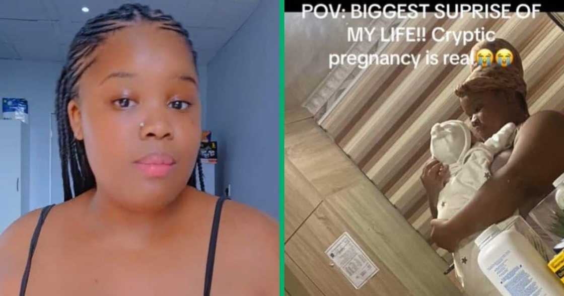 TikTok video shows woman's cyrptic pregnancy