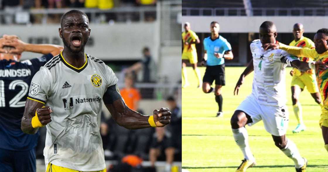 An excited Jonathan Mensah with Columbus Crew and Ghana. SOURCE: Twitter/ @ghanafaofficial @ColumbusCrew An excited Jonathan Mensah with Columbus Crew and Ghana. SOURCE: Twitter/ @ghanafaofficial @ColumbusCrew