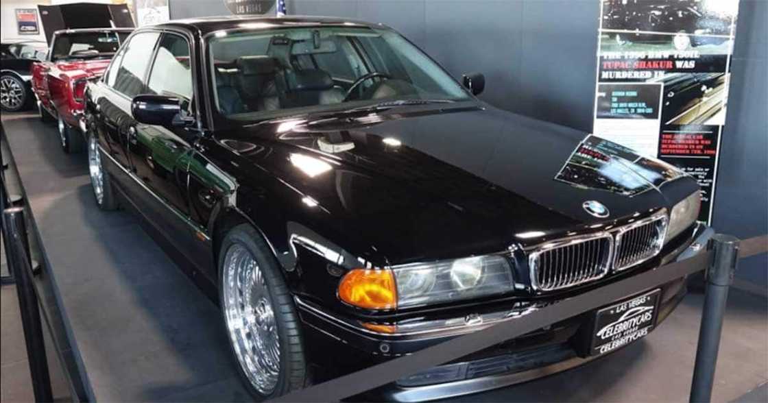 The BMW Tupac was shot in. The BMW Tupac was shot in.