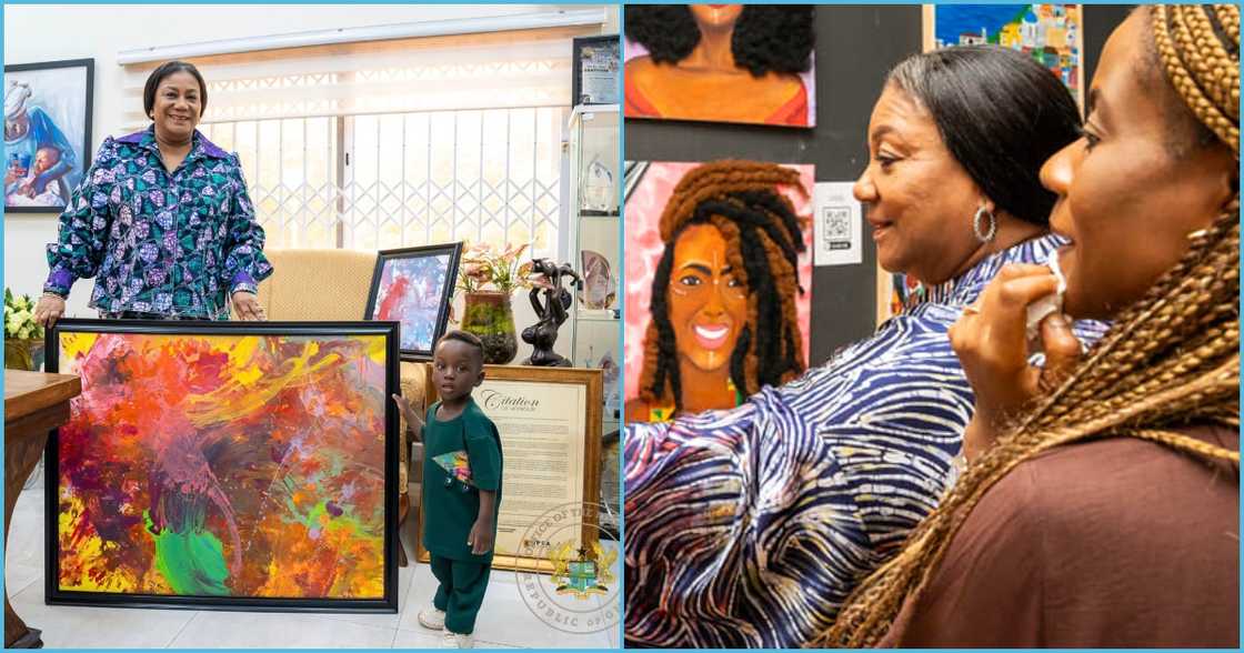 Rebecca Akufo-Addo celebrates 1-year-old Ghanaian GWR holde Rebecca Akufo-Addo celebrates 1-year-old Ghanaian GWR holde