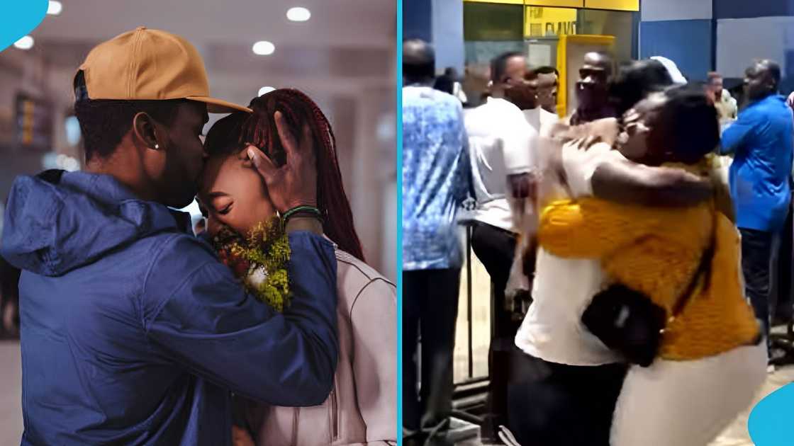 Kotoka International Airport, Terminal-3, abroad, Ghanaian woman, reunion, Accra Kotoka International Airport, Terminal-3, abroad, Ghanaian woman, reunion, Accra
