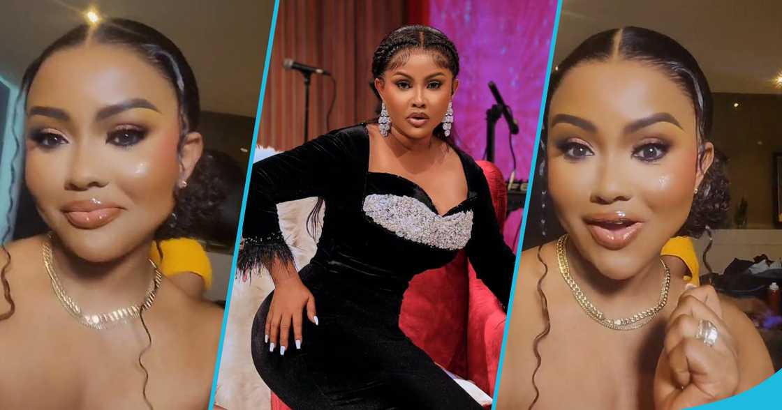 Nana Ama McBrown flaunts beauty in sleeveless cleavage-baring dress Nana Ama McBrown flaunts beauty in sleeveless cleavage-baring dress