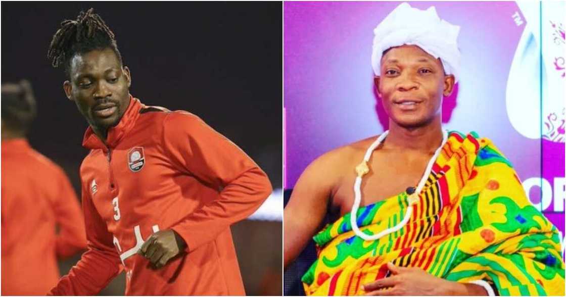 Photo of Christian Atsu and John Painstil Photo of Christian Atsu and John Painstil