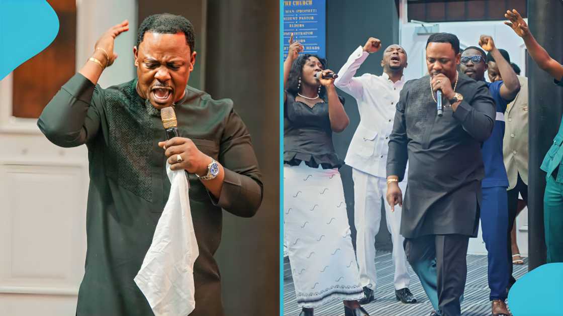 Prophet Nigel Gaisie, Defedefe, NPP primaries, Dr Bawumia, fulfilling prophecy, gospel celebration, social media reactions, joyful congregation, community celebration, Ghanaian elections Prophet Nigel Gaisie, Defedefe, NPP primaries, Dr Bawumia, fulfilling prophecy, gospel celebration, social media reactions, joyful congregation, community celebration, Ghanaian elections