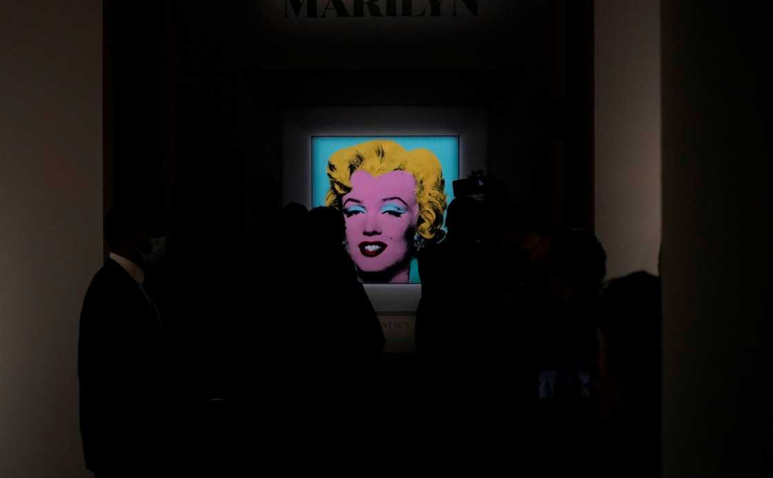 Andy Warhol's 'Shot Sage Blue Marilyn' fetched $195 million at an auction, a record for an American work for art Andy Warhol's 'Shot Sage Blue Marilyn' fetched $195 million at an auction, a record for an American work for art