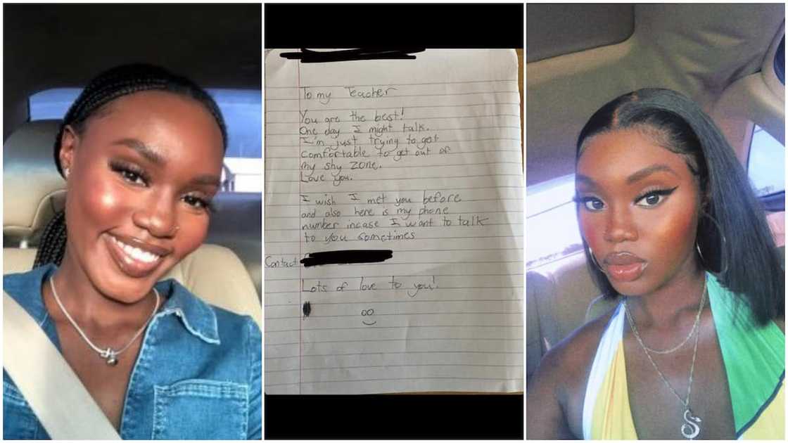 Teacher gets letter from student Teacher gets letter from student