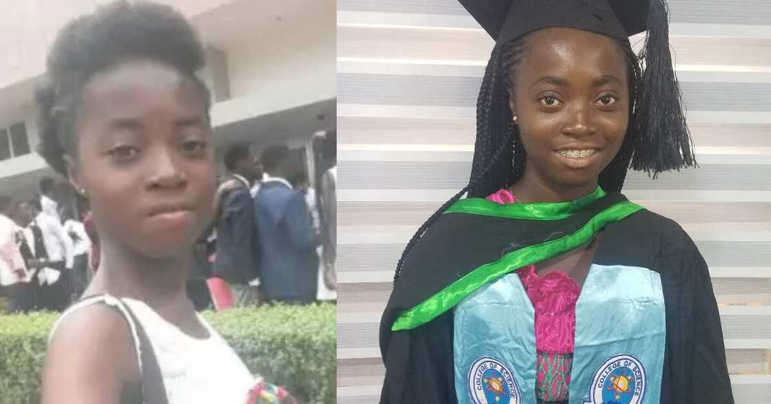 17-year-old young lady graduates from KNUST