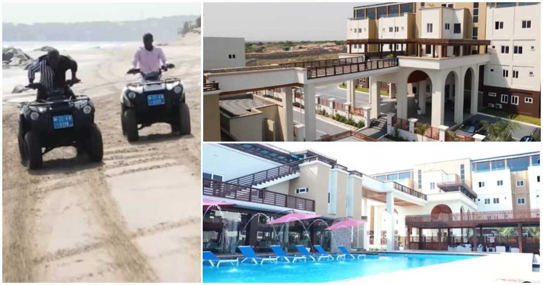 A young rich Ghanaian builds a resort in Gomoa Fetteh A young rich Ghanaian builds a resort in Gomoa Fetteh