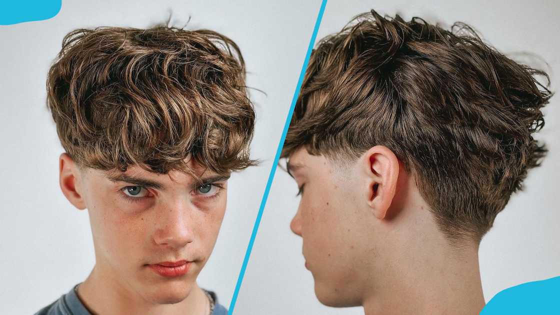 Fringe with taper fade Fringe with taper fade