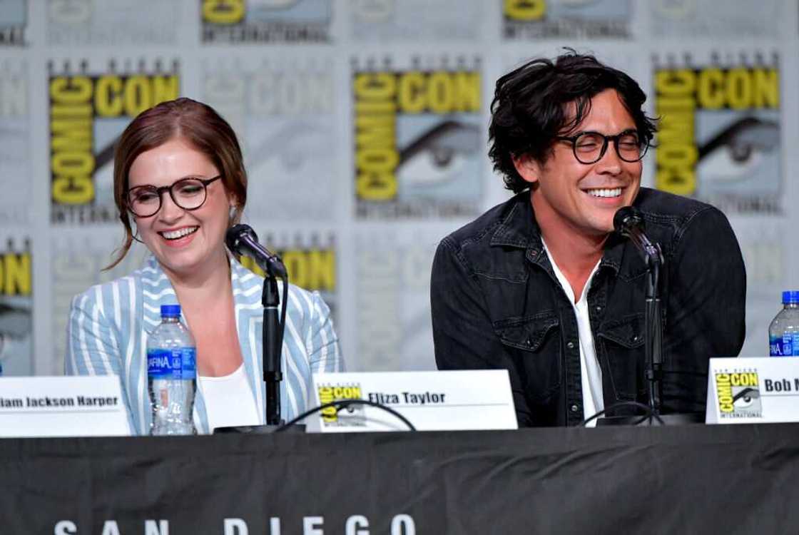 Eliza Taylor and Bob Morley Eliza Taylor and Bob Morley