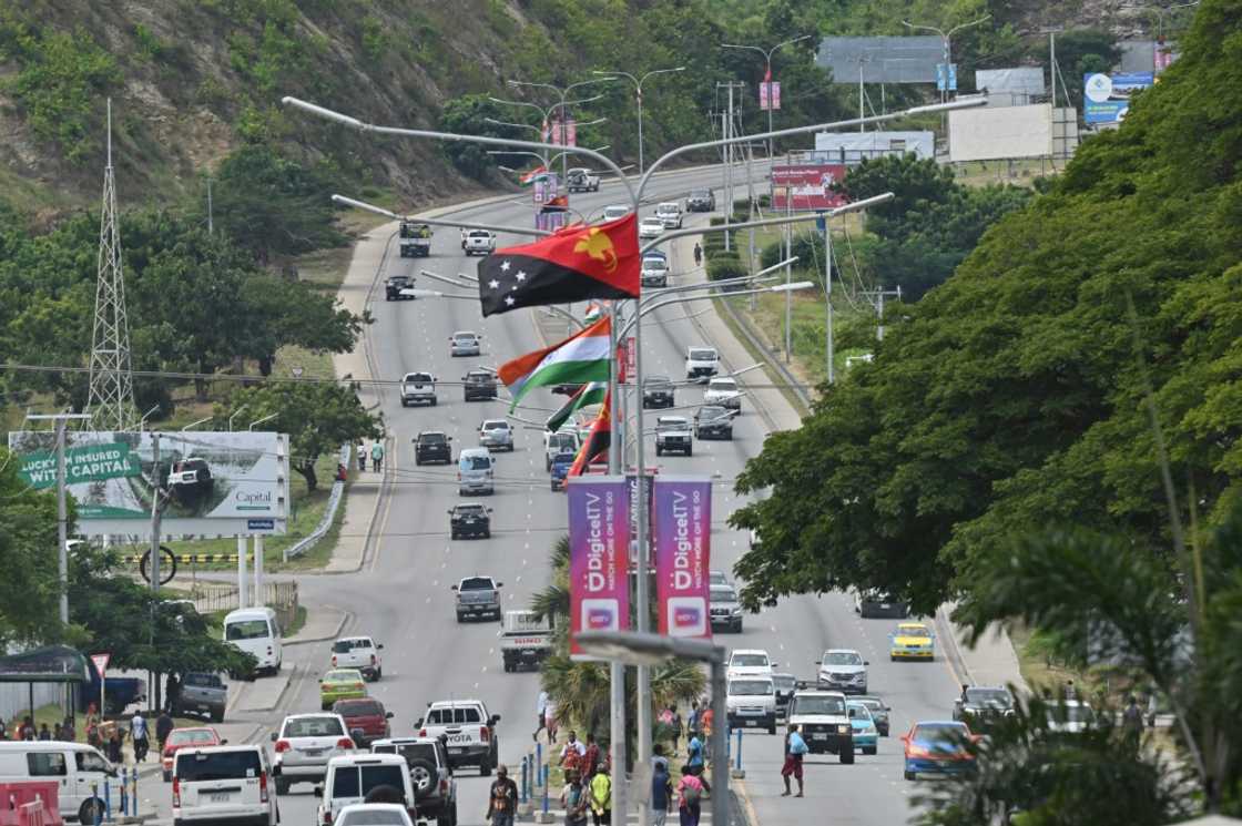 When the US secretary of state travels through Papua New Guinea's capital next week to meet the leader of the South Pacific nation, it will be on a six-lane highway built by China When the US secretary of state travels through Papua New Guinea's capital next week to meet the leader of the South Pacific nation, it will be on a six-lane highway built by China