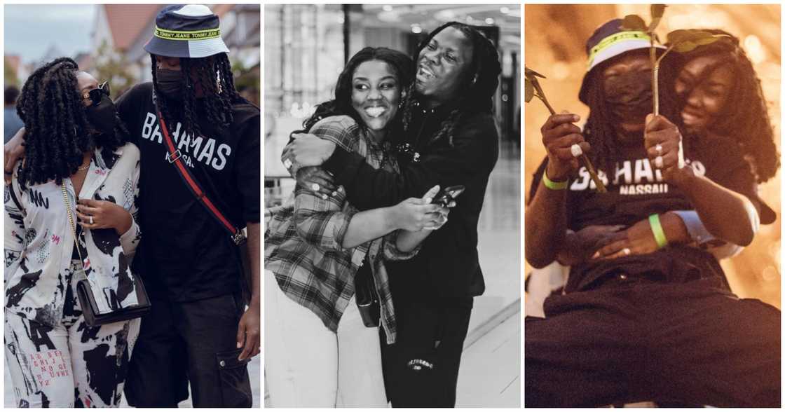 Stonebwoy and Beautiful Wife Dr Louisa Enjoy Romantic Date In South Africa; Fans Admire Their Love