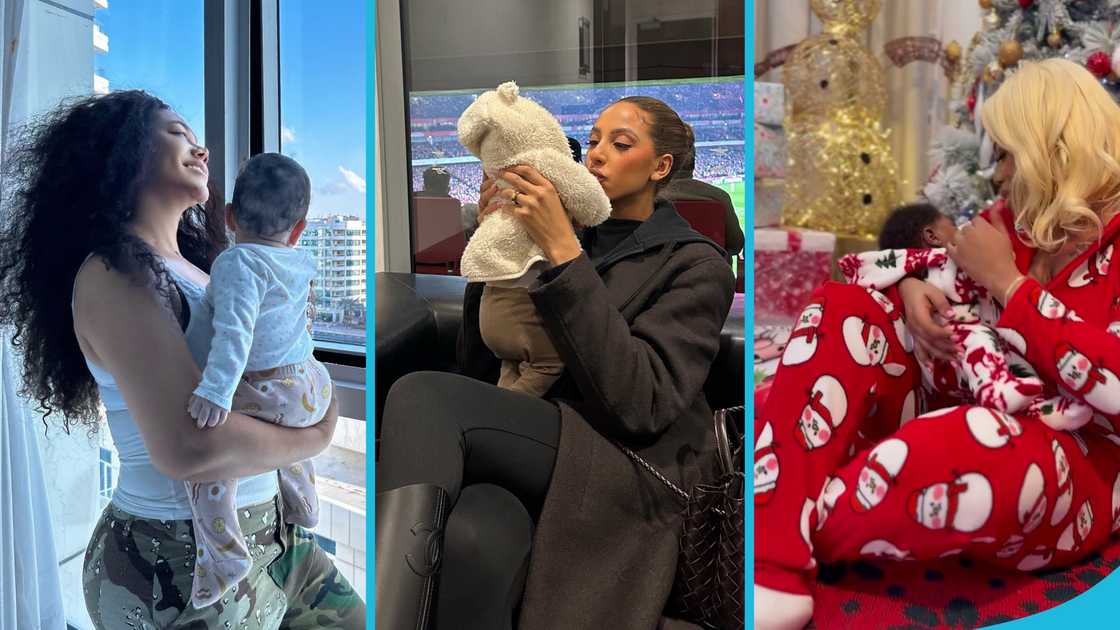 Nadia Buari, Janine Mackson, Maali, Ghanaian celebrities who welcomed babies in 2024