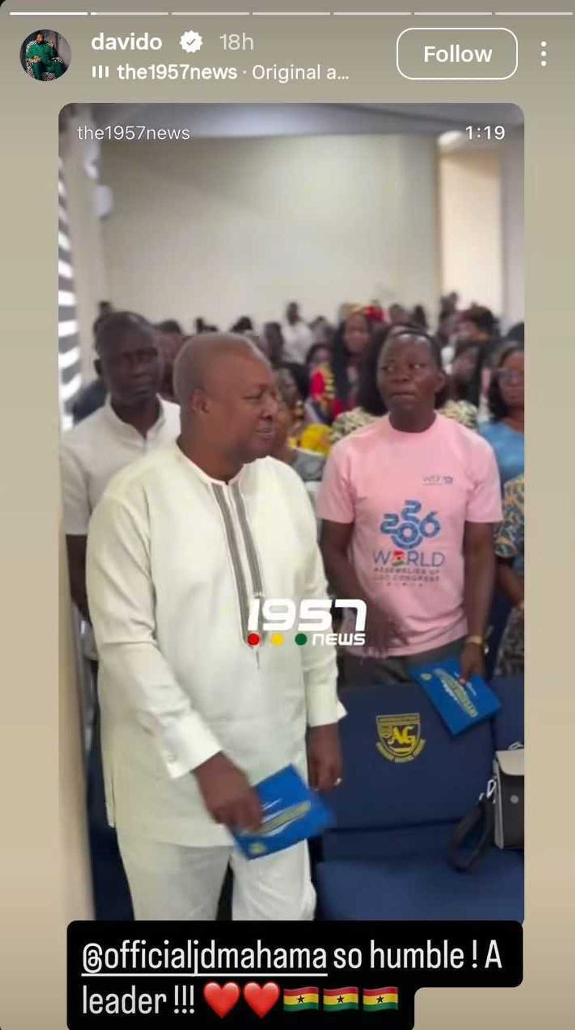 John Dramani Mahama, Mahama dancing at church, Davido reacts to Mahama, Ghanaian president, Mahama church service, Assemblies of God Church Ringway Gospel Centre, Davido John Dramani Mahama, Mahama dancing at church, Davido reacts to Mahama, Ghanaian president, Mahama church service, Assemblies of God Church Ringway Gospel Centre, Davido