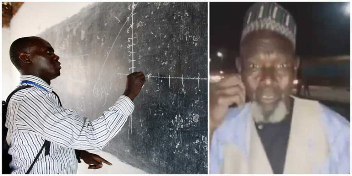 Nigerian man resorts to hawking menthol on street after teaching for 35 years Nigerian man resorts to hawking menthol on street after teaching for 35 years