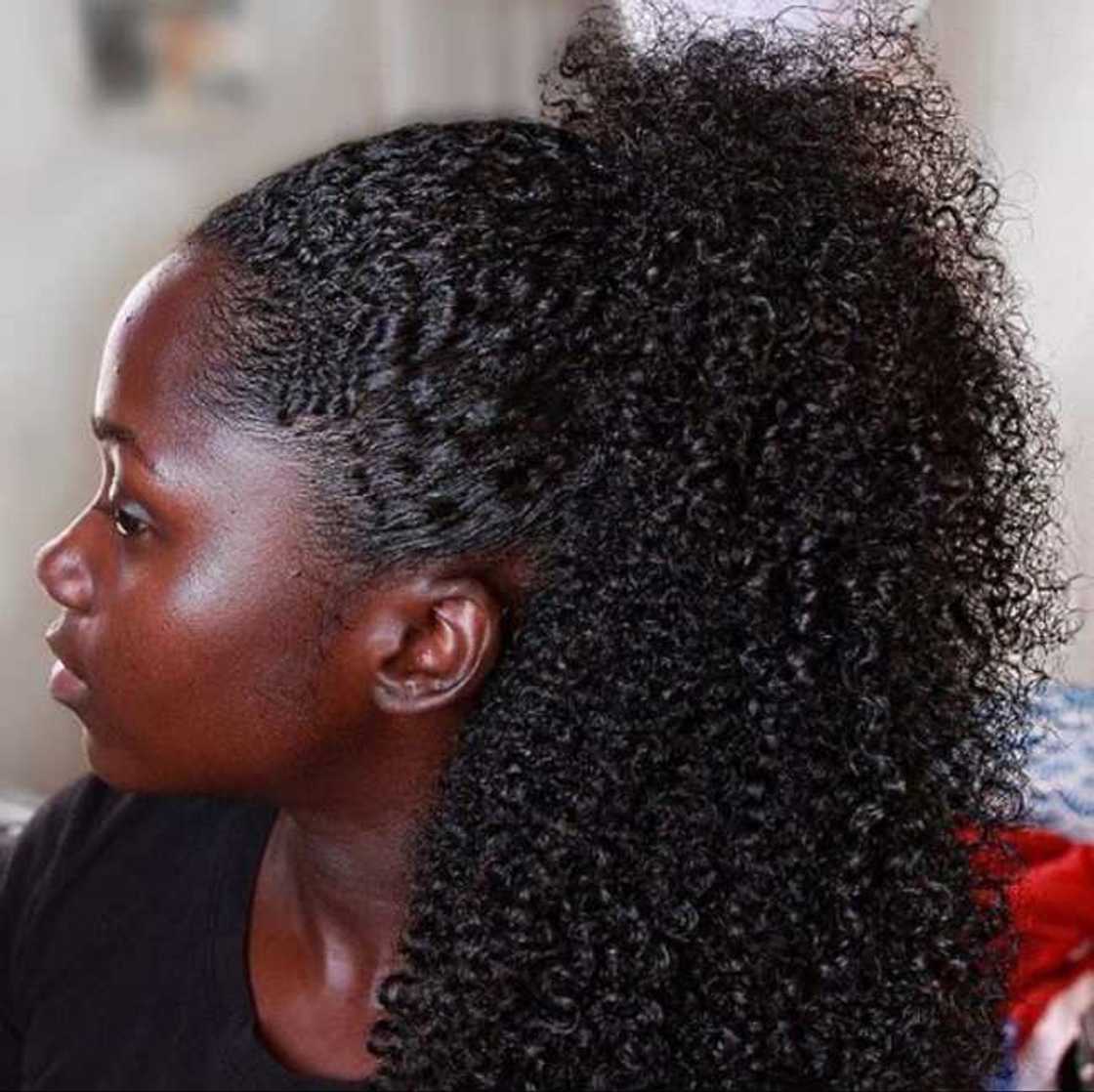 Half up half down hairstyles for black hair Half up half down hairstyles for black hair