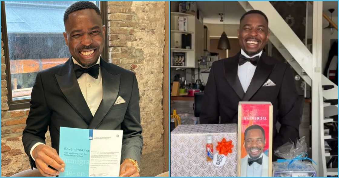Ghanaian man rejoices as he gains Netherlands citizenship: "It's Official, I'm Dutch" Ghanaian man rejoices as he gains Netherlands citizenship: "It's Official, I'm Dutch"