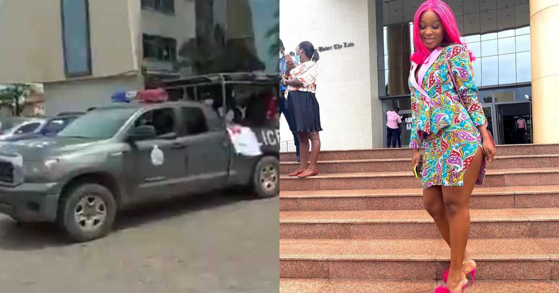 Efia Odo arrested in court over #FixTheCountry Demo Efia Odo arrested in court over #FixTheCountry Demo