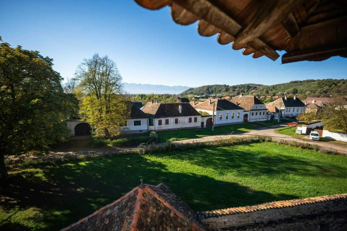 The Transylvanian village of Cincsor lies at the foot of Romania's Carpathian mountains The Transylvanian village of Cincsor lies at the foot of Romania's Carpathian mountains