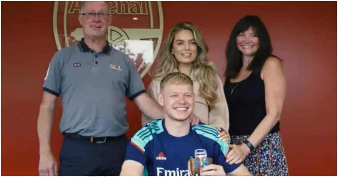 Ramsdale and family Ramsdale and family