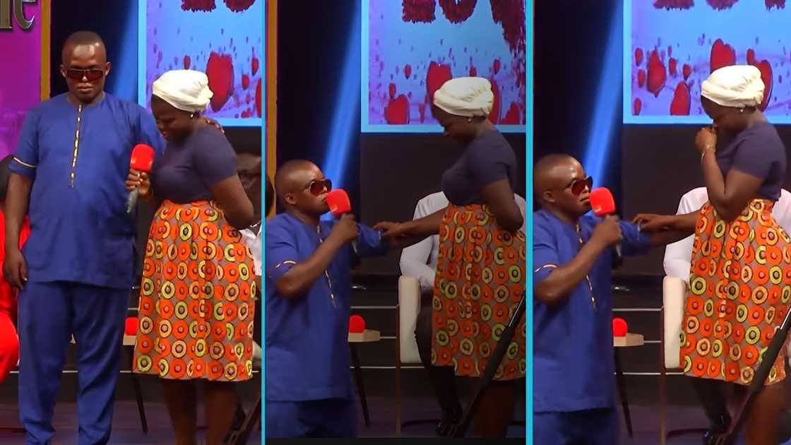 Visually impaired man, Onua Showtime, Ghanaian couple, Marriage, Valentine's Day, Ghanaian man Visually impaired man, Onua Showtime, Ghanaian couple, Marriage, Valentine's Day, Ghanaian man