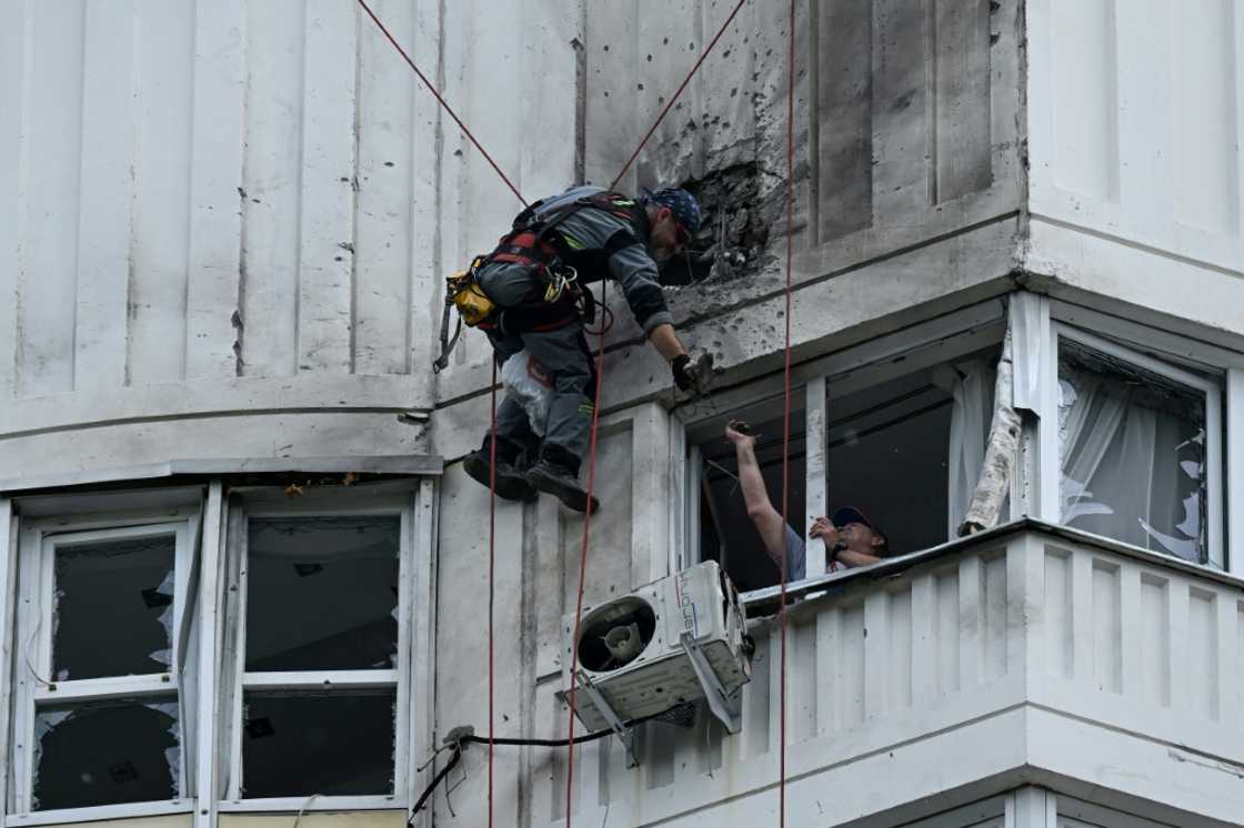 The Russian government accused Ukraine on Tuesday of attacking Moscow with drones The Russian government accused Ukraine on Tuesday of attacking Moscow with drones