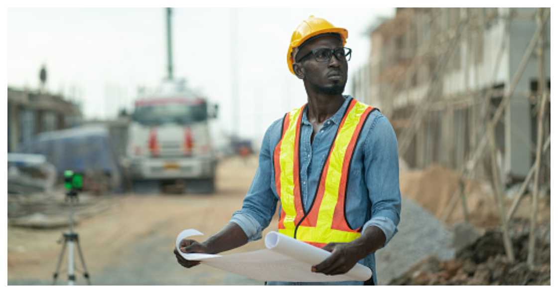 Real estate developers working on a site Real estate developers working on a site