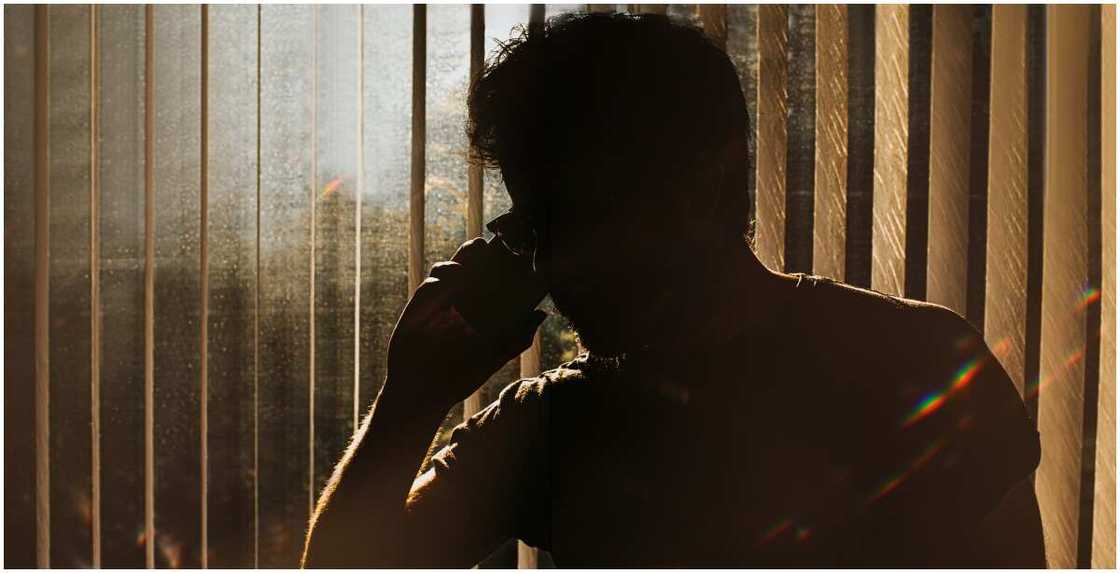 Ghanaian medical student looking confused Ghanaian medical student looking confused