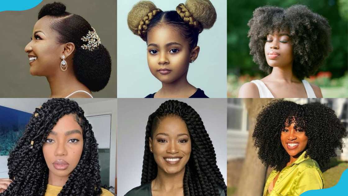 Women and girls wearing the latest kinky hairstyles Women and girls wearing the latest kinky hairstyles