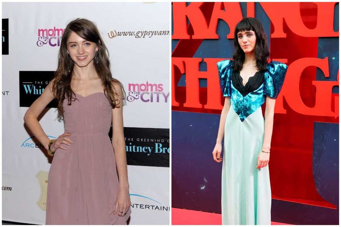 Natalia Dyer then and now