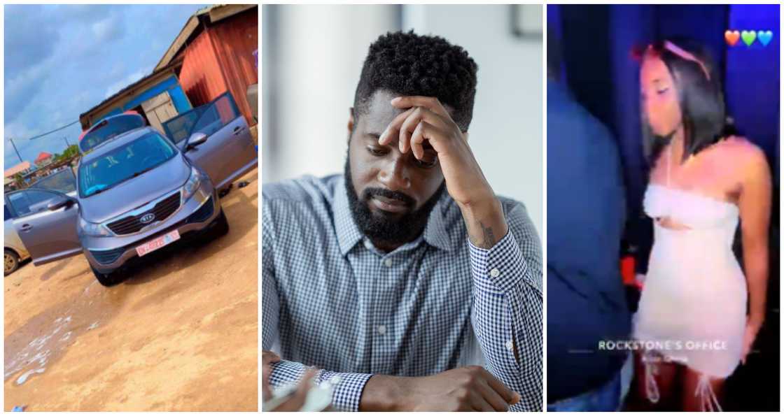 Lady steals young man's car after going to his house from a pub