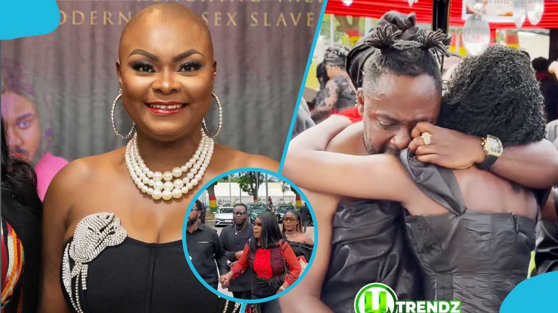 The late Ghanaian actress Beverly Afaglo, Choirmaster and Maame Dokono, Beverly Afaglo's funeral, Beverly Afaglo's children, Ghanaian celebrities