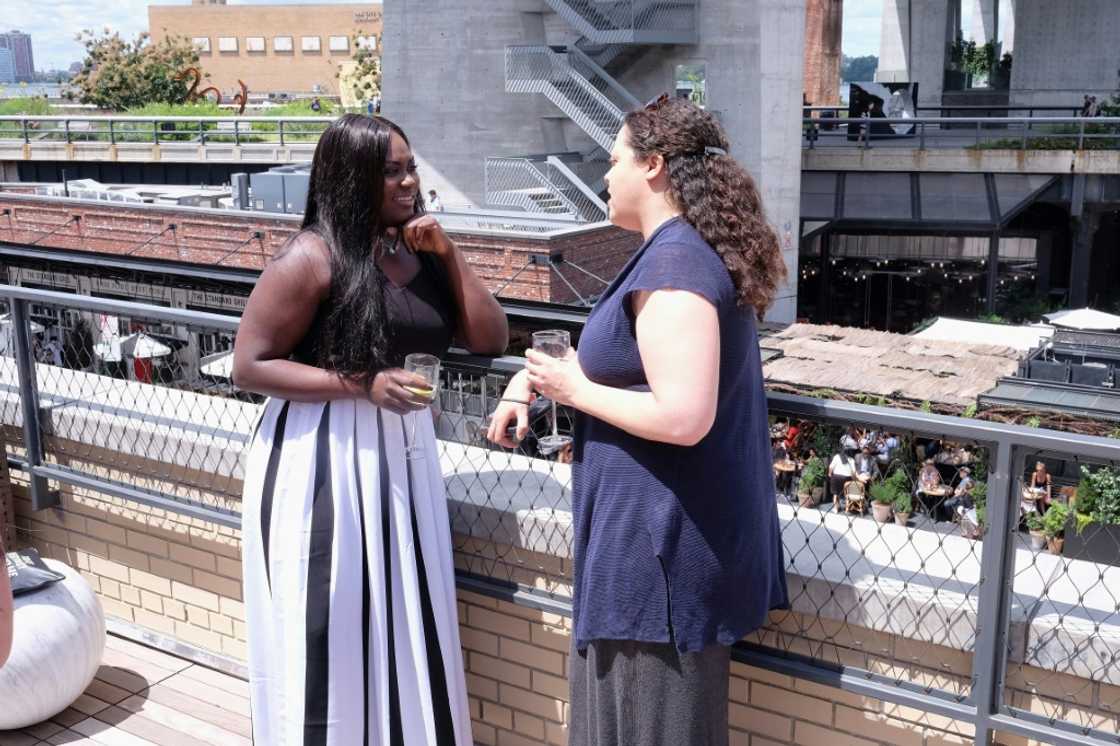 Actress Danielle Brooks (L) and Jezebel founder, Anna Holmes (R) seen at an event New York City in 2016 Actress Danielle Brooks (L) and Jezebel founder, Anna Holmes (R) seen at an event New York City in 2016