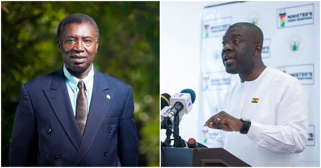 Kojo Oppong Nkrumah has denied allegations against him in Prof Frimpong-Boateng's report Kojo Oppong Nkrumah has denied allegations against him in Prof Frimpong-Boateng's report