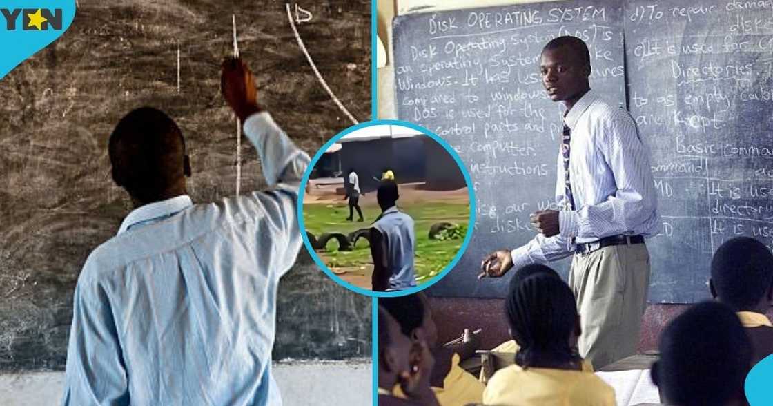 Two armed men, Zohe E.P. Primary school, Junior High School, Yendi, Northern Region, Ghana Education Service, GES Two armed men, Zohe E.P. Primary school, Junior High School, Yendi, Northern Region, Ghana Education Service, GES