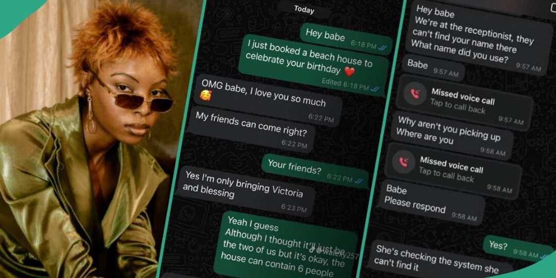 Nigerian girl in pain as man leaves her stranded Nigerian girl in pain as man leaves her stranded