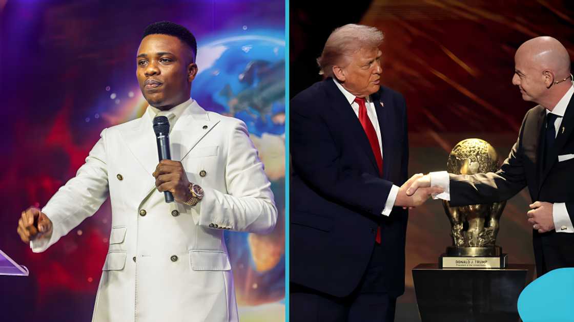 Telvin Adjei Sowah, Iran war prophecy, US-Iran conflict, 2026 World Cup, Prophetic Life Embassies, Trump-Iran speech