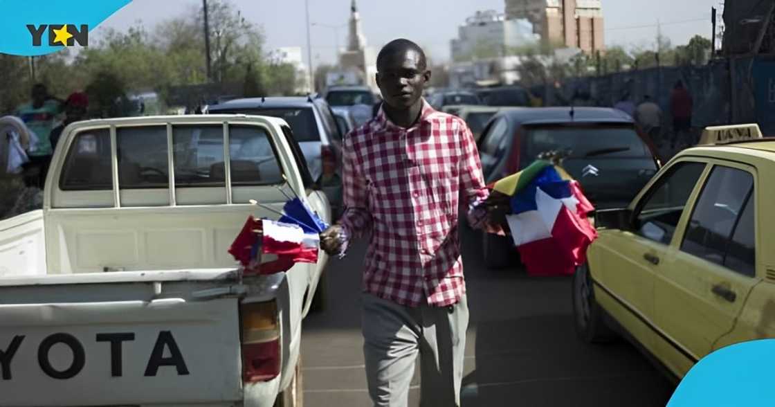 Ghanaian man, PK chewing gum, street hawker, build rooms and stores, Dr Likee Ghanaian man, PK chewing gum, street hawker, build rooms and stores, Dr Likee