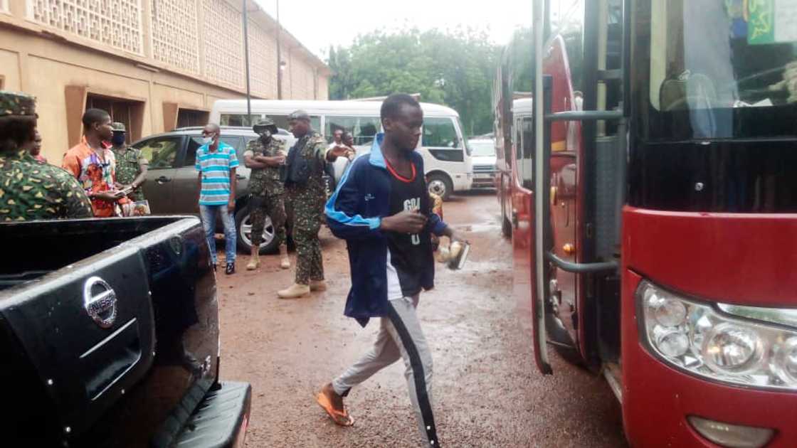 44 Nigerians deported for high crimes and illegal stay in Ghana (Photo: Myjoyonline) 44 Nigerians deported for high crimes and illegal stay in Ghana (Photo: Myjoyonline)