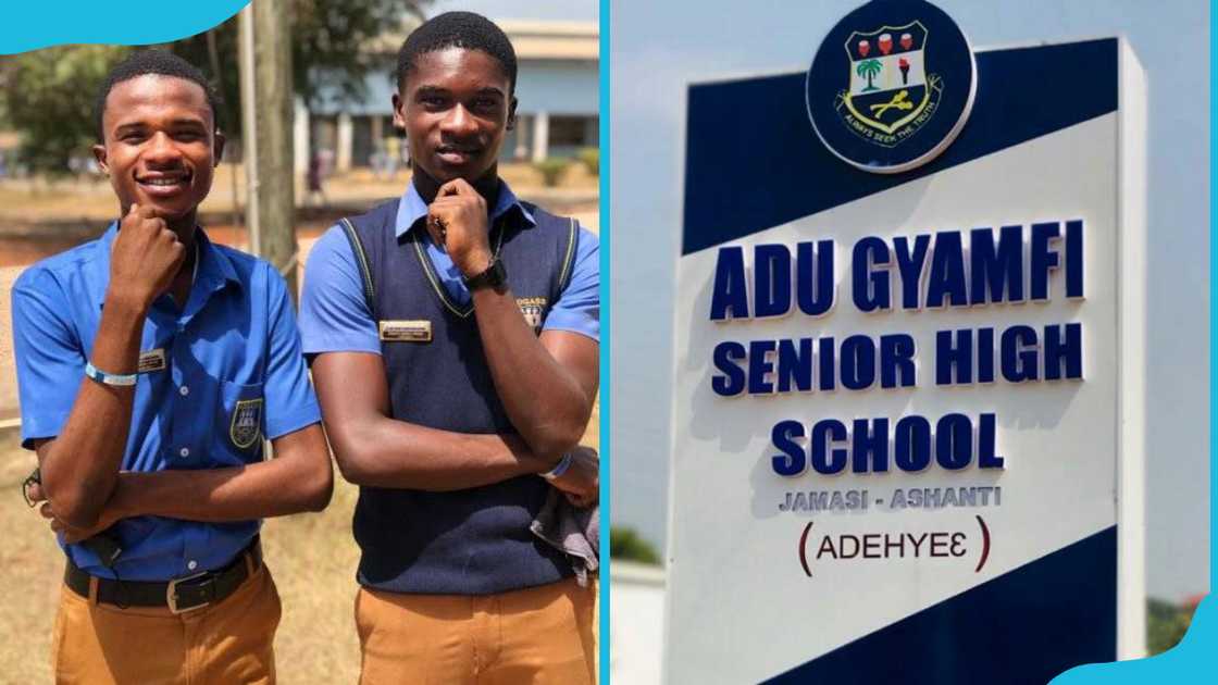 Adu Gyamfi Secondary School students Adu Gyamfi Secondary School students