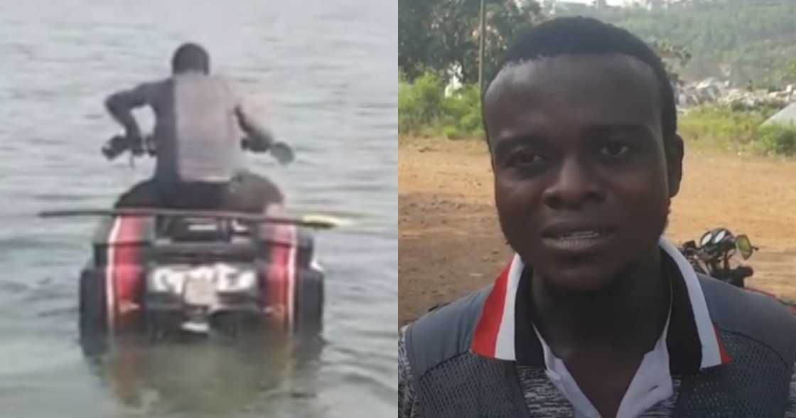 Abdul Aziz: Ghanaian inventor builds motorbike that runs on water